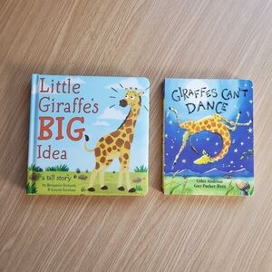 Children's Books Set: Little‎ Giraffe's Big Idea & Giraffes Can't Dance